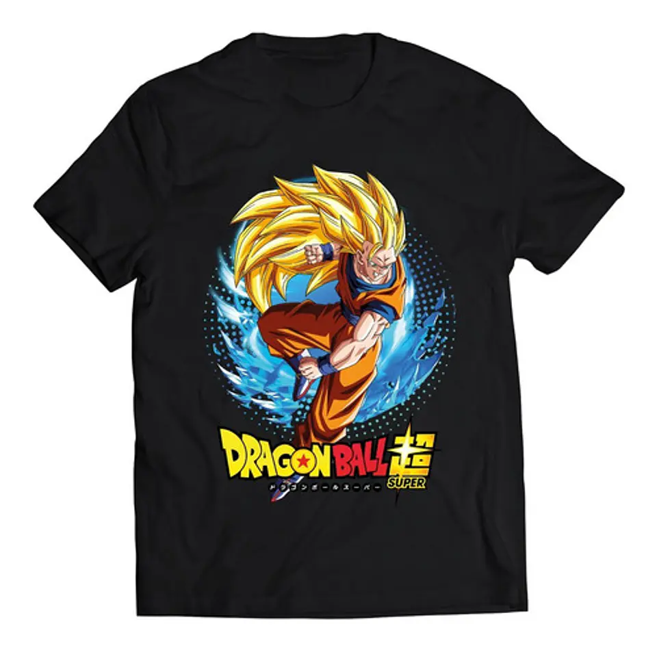 Polera Dragon Ball Goku Fase 3 2 | Anime Japonés 1