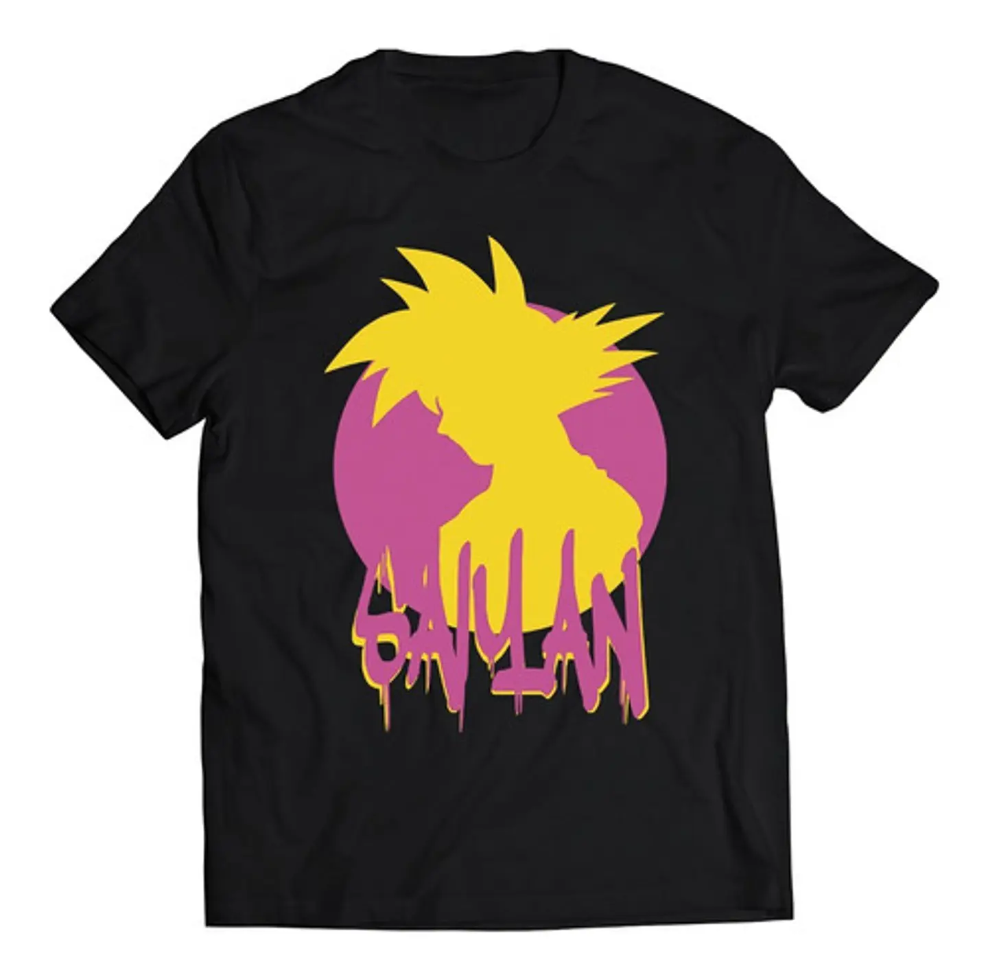 Polera Dragon Ball Saiyan Amarillo Magenta | Anime Japonés 1