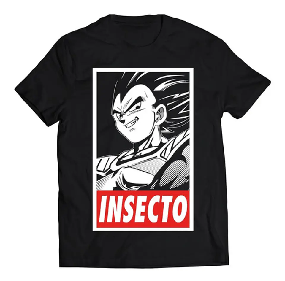 Polera Dragon Ball Vegeta Insecto | Anime Japonés 1