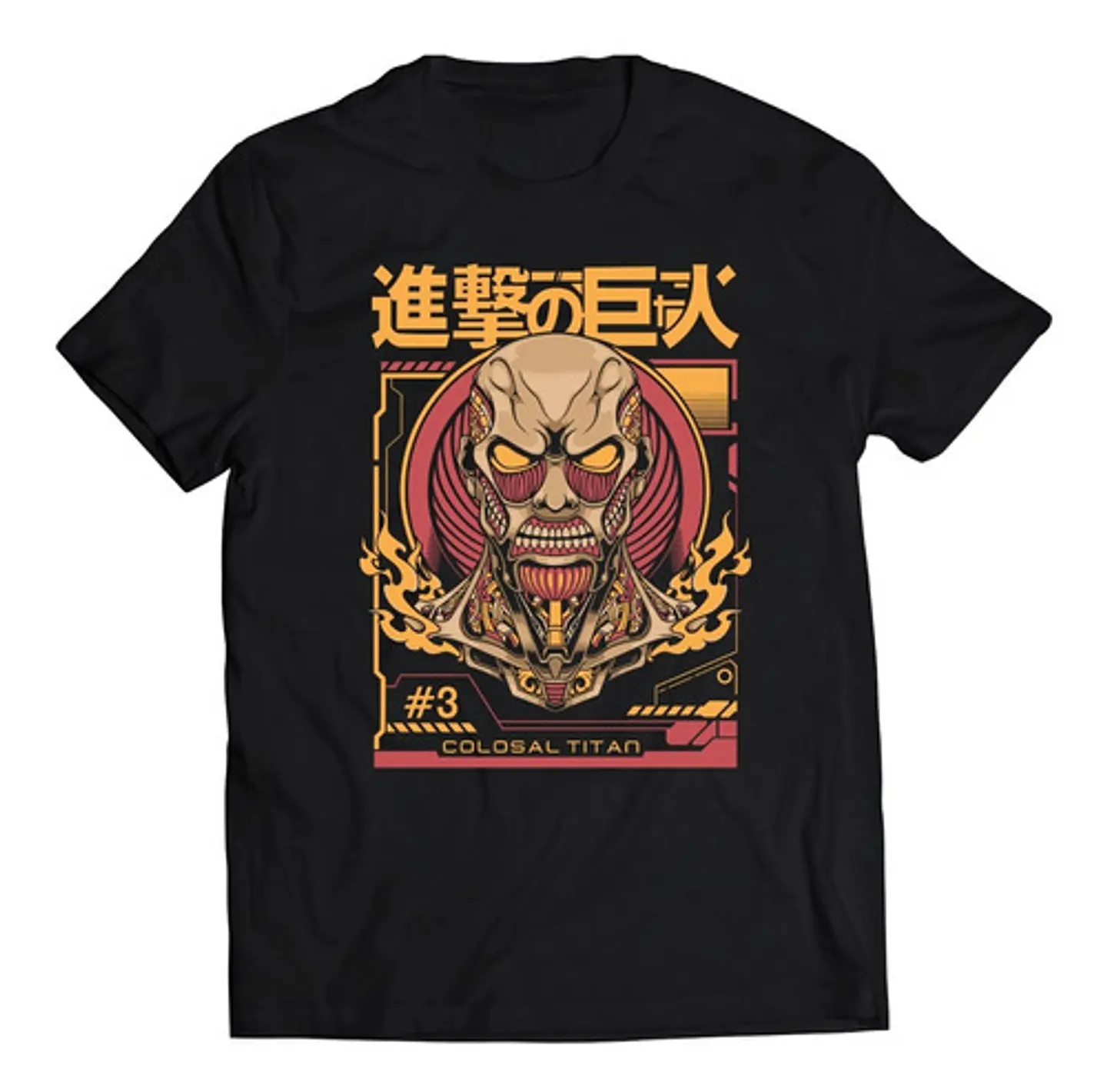 Polera Shingeki No Kyojin Titan Colosal | Anime Japonés 1