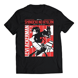 Polera Anime - Shingeki No Kyojin Levi Ackerman