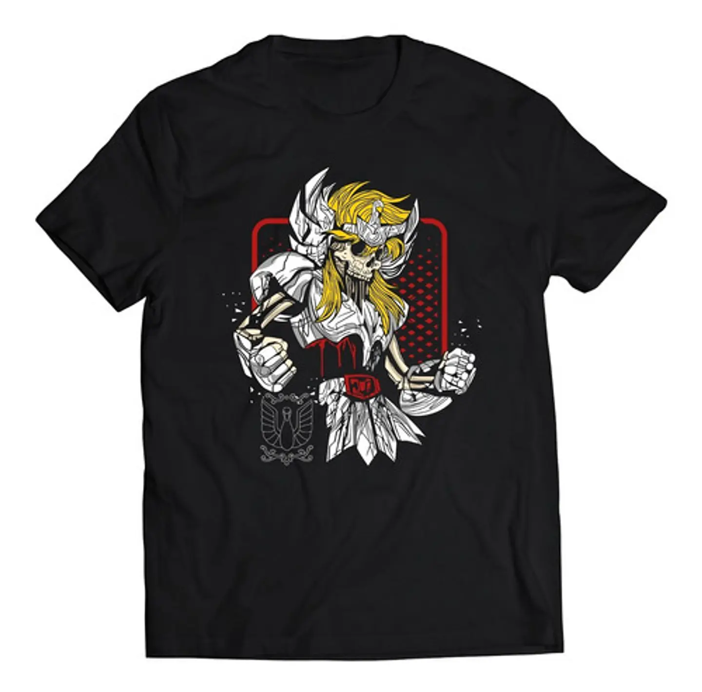 Polera Saint Seiya Andromeda Hyoga Skeleton | Anime Japonés 1