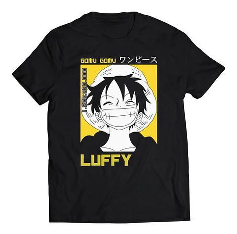 Polera One Piece Gomu Gomu Luffy | Anime Japonés