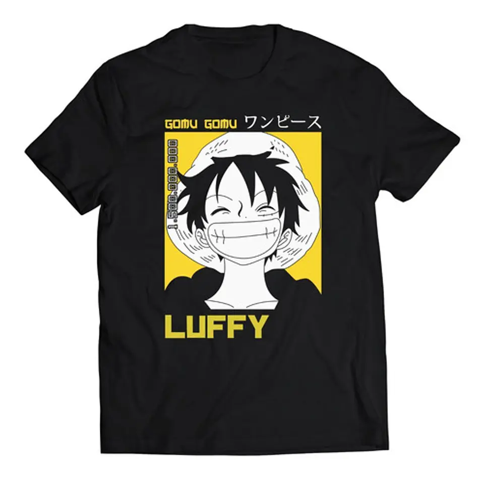 Polera One Piece Gomu Gomu Luffy | Anime Japonés 1