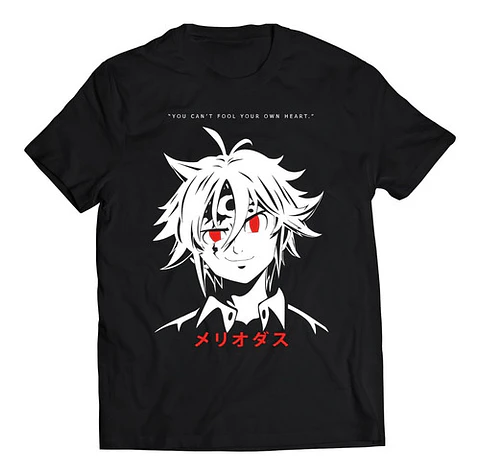 Polera Nanatsu No Taizai Evil Meliodas | Anime Japonés