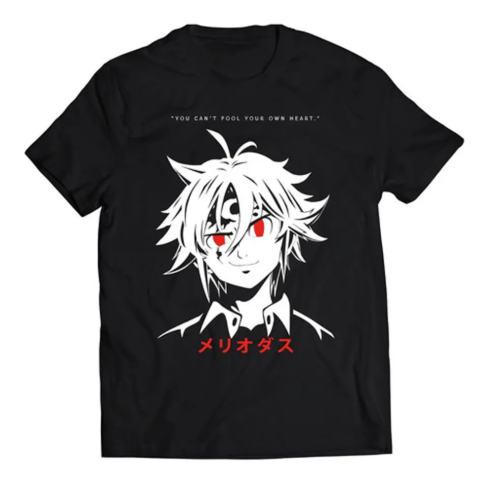 Polera Nanatsu No Taizai Evil Meliodas | Anime Japonés 1