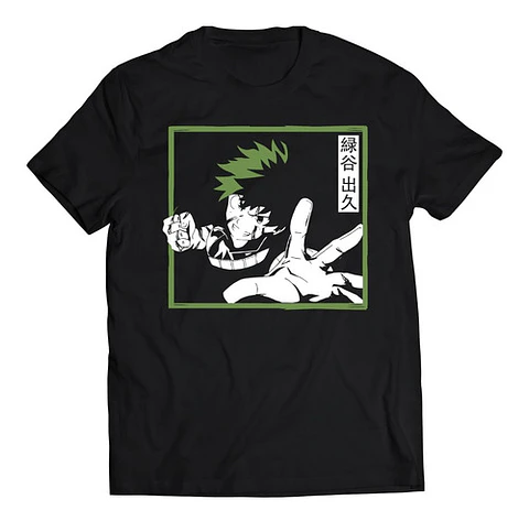Polera My Hero Academia Recuadro Verde | Anime Japonés