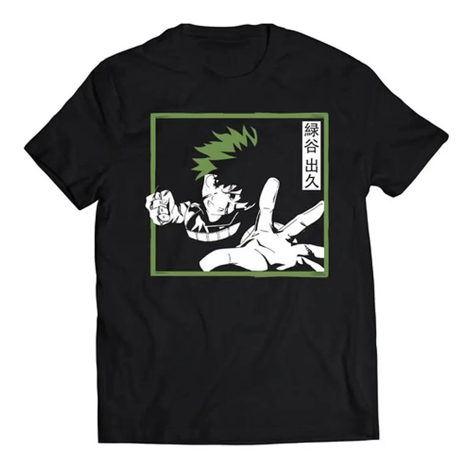 Polera My Hero Academia Recuadro Verde | Anime Japonés 1