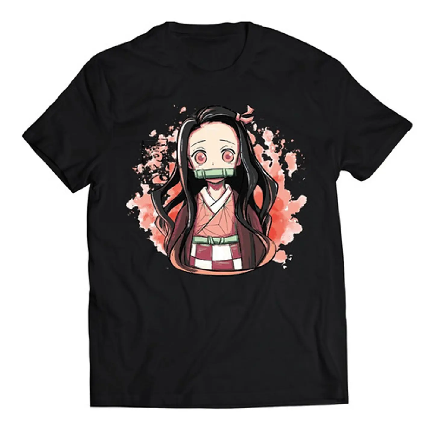 Polera Demon Slayer Nezuko Acuarela | Anime Japonés 1