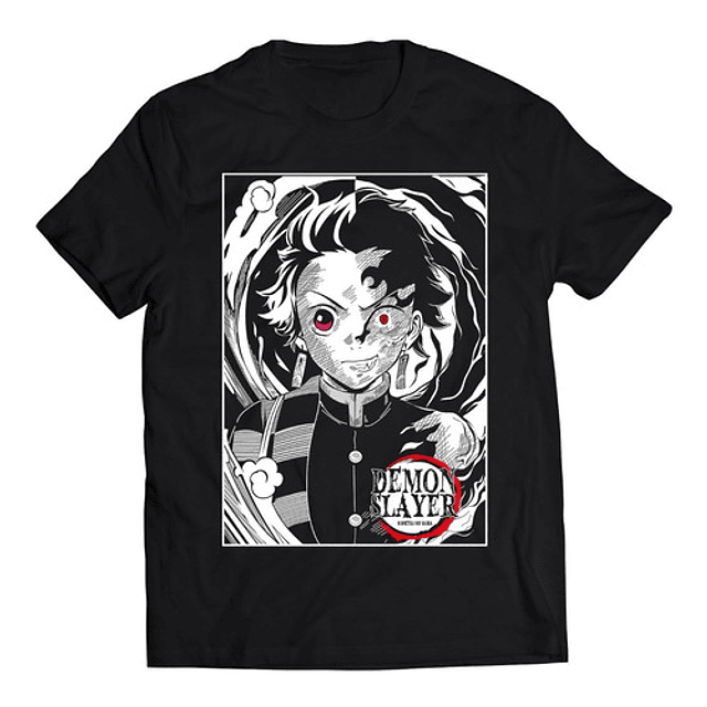 Polera Anime - Demon Slayer Tanjiro Doblñe