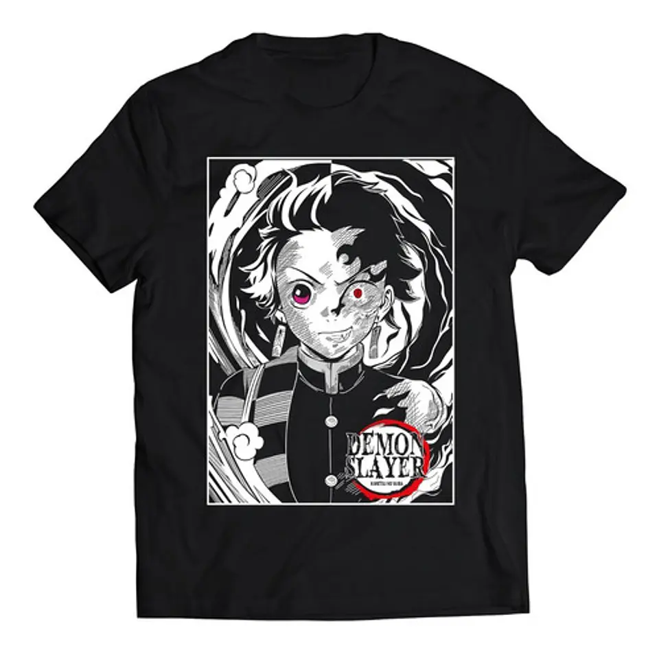 Polera Demon Slayer Tanjiro Doblñe | Anime Japonés 1