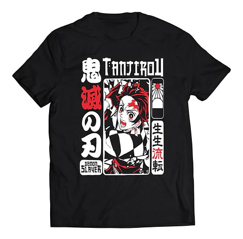 Polera Demon Slayer Tanjirou | Anime Japonés