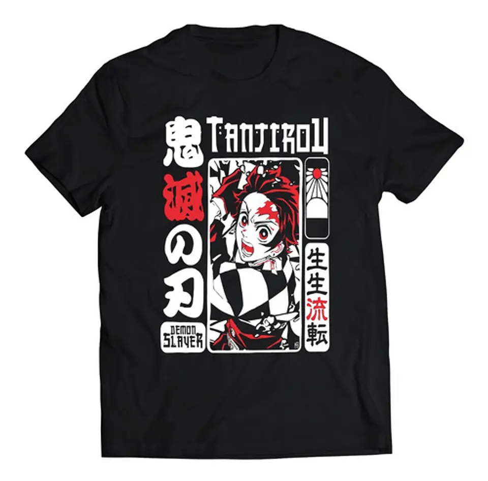 Polera Demon Slayer Tanjirou | Anime Japonés 1