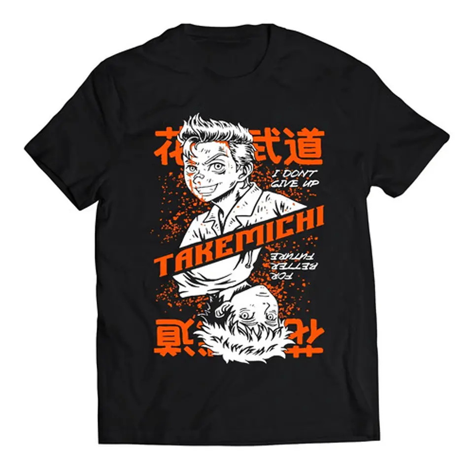 Polera Tokyo Revengers Takemichi Naranjo | Anime Japonés 1
