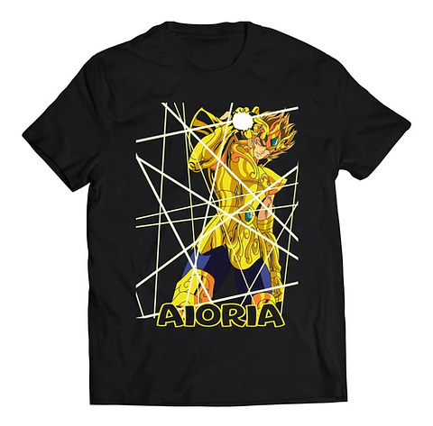 Polera Saint Seiya Aioria | Anime Japonés