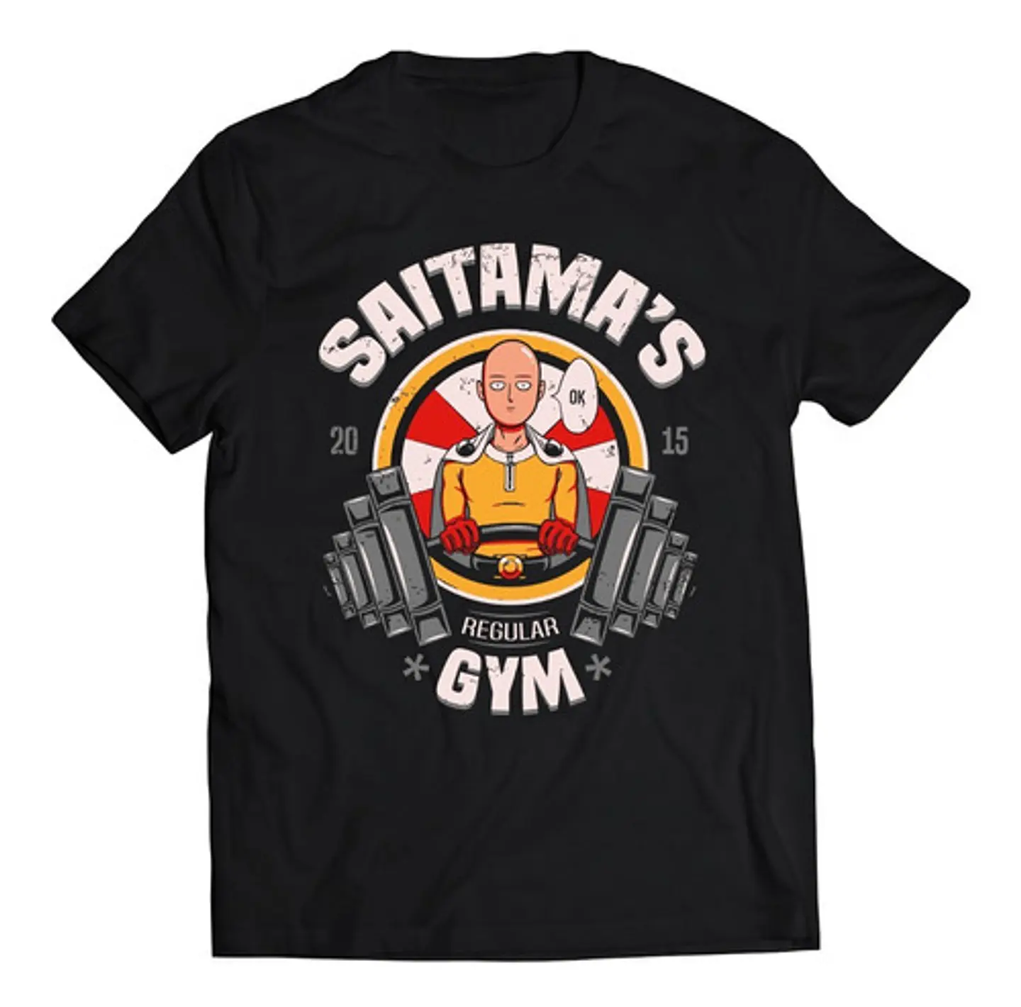Polera One Punch Man Saitama's Regular Gym | Anime Japonés 1
