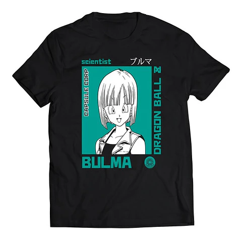 Polera Dragon Ball Bulma | Anime Japonés