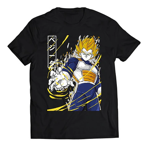 Polera Dragon Ball Vegeta Ssj | Anime Japonés