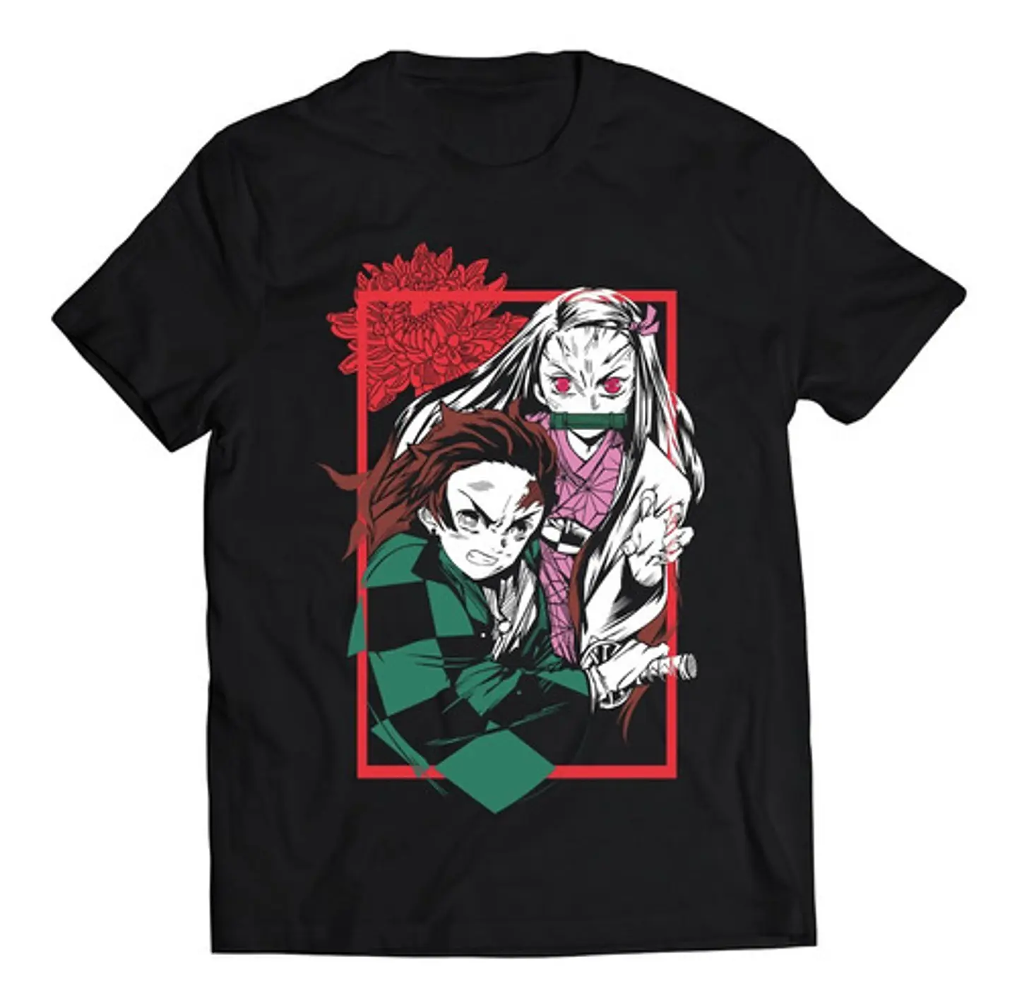 Polera Demon Slayer Tanjiro Nezuko | Anime Japonés 1