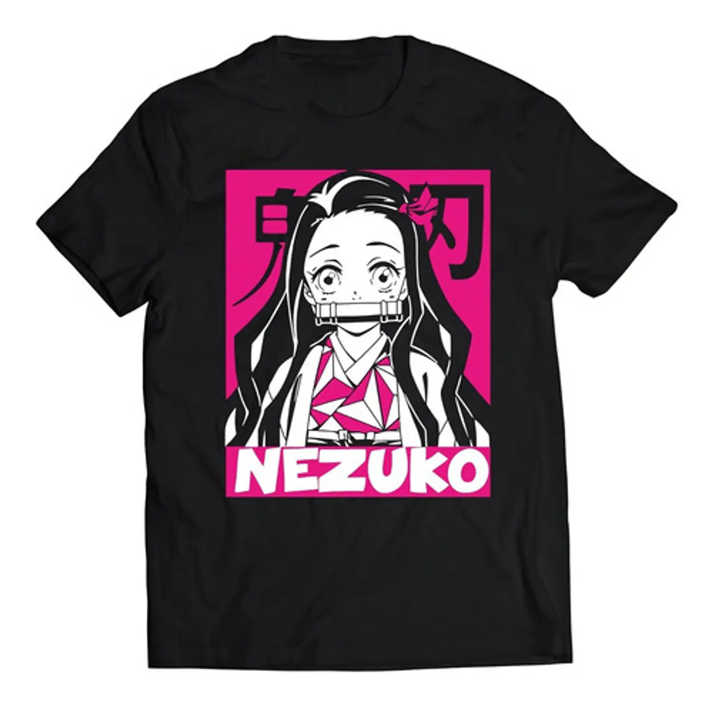 Polera Demon Slayer Nezuko Magenta | Anime Japonés 1