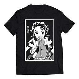 Polera Anime - Demon Slayer Tanjiro Feliz