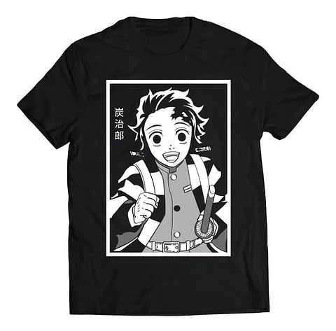 Polera Demon Slayer Tanjiro Feliz | Anime Japonés