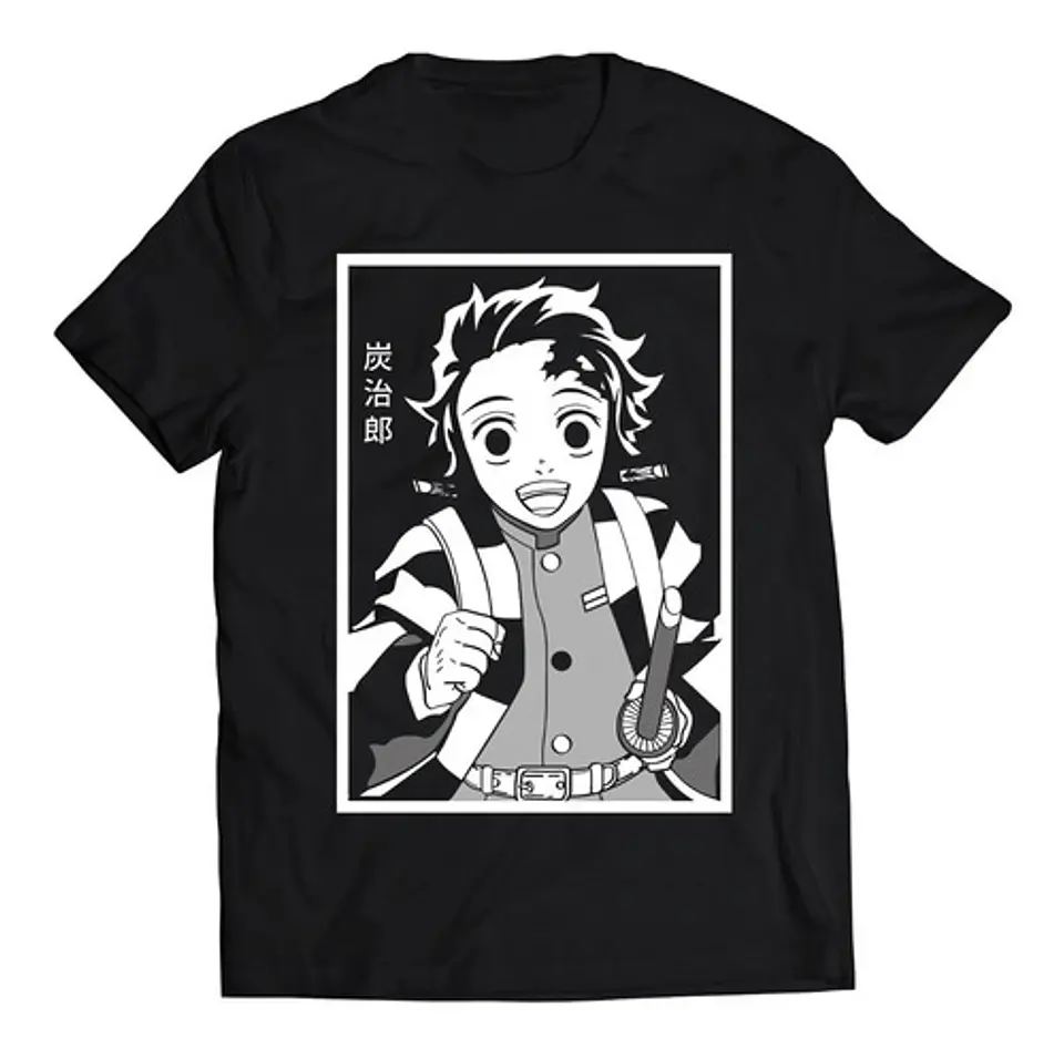 Polera Demon Slayer Tanjiro Feliz | Anime Japonés 1