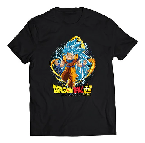 Polera Dragon Ball Goku Fase 3 | Anime Japonés