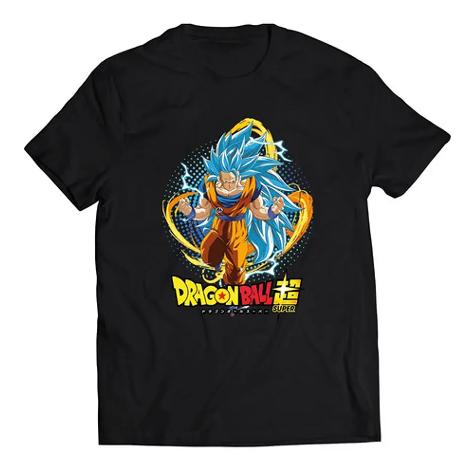 Polera Dragon Ball Goku Fase 3 | Anime Japonés 1