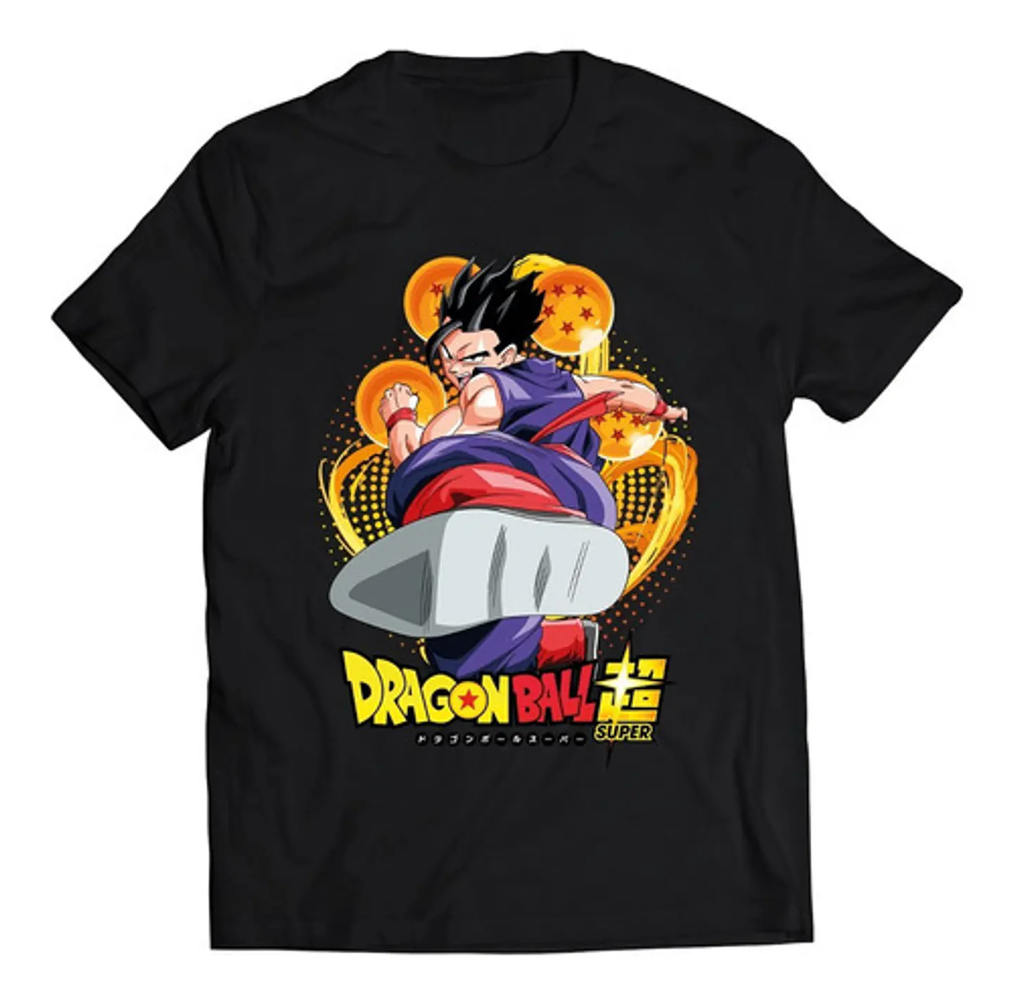 Polera Dragon Ball Gohan Patada | Anime Japonés 1