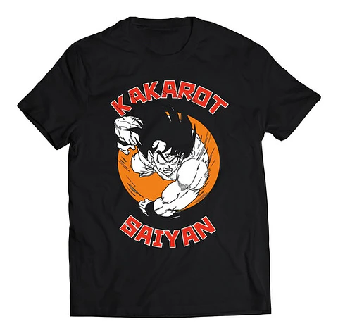 Polera Dragon Ball Kakarot Saiyan | Anime Japonés