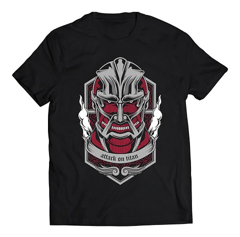 Polera Shingeki No Kyojin Cara Titan | Anime Japonés