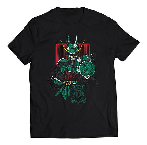 Polera Saint Seiya Shiryu Skeleton | Anime Japonés