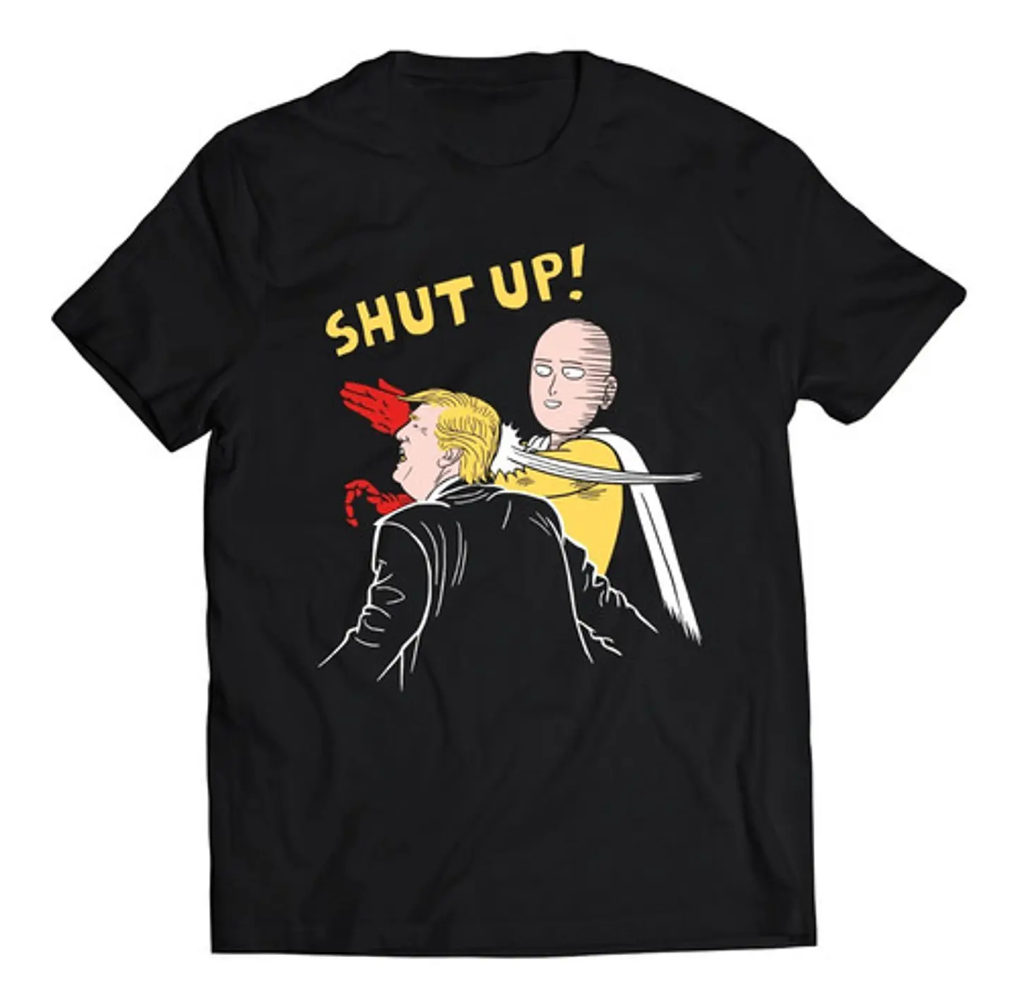 Polera One Punch Man Shut Up Trump | Anime Japonés 1