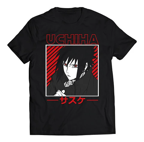 Polera Naruto Sasuke Uchiha | Anime Japonés