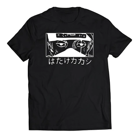 Polera Naruto Kakashi Ojos | Anime Japonés