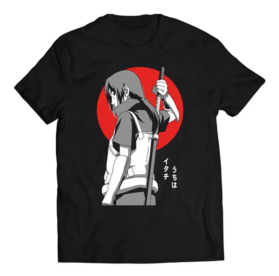 Polera Itachi Uchiha Luna Roja | Anime Japonés 1