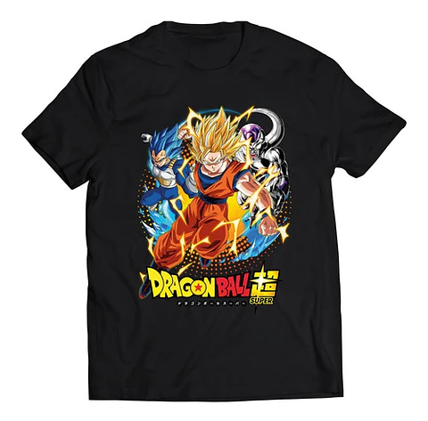 Polera Dragon Ball Goku Vegeta Freezer | Anime Japonés
