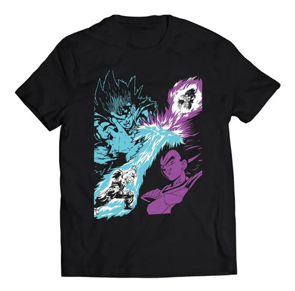 Polera Dragon Ball Goku Vs Vegeta | Anime Japonés 1
