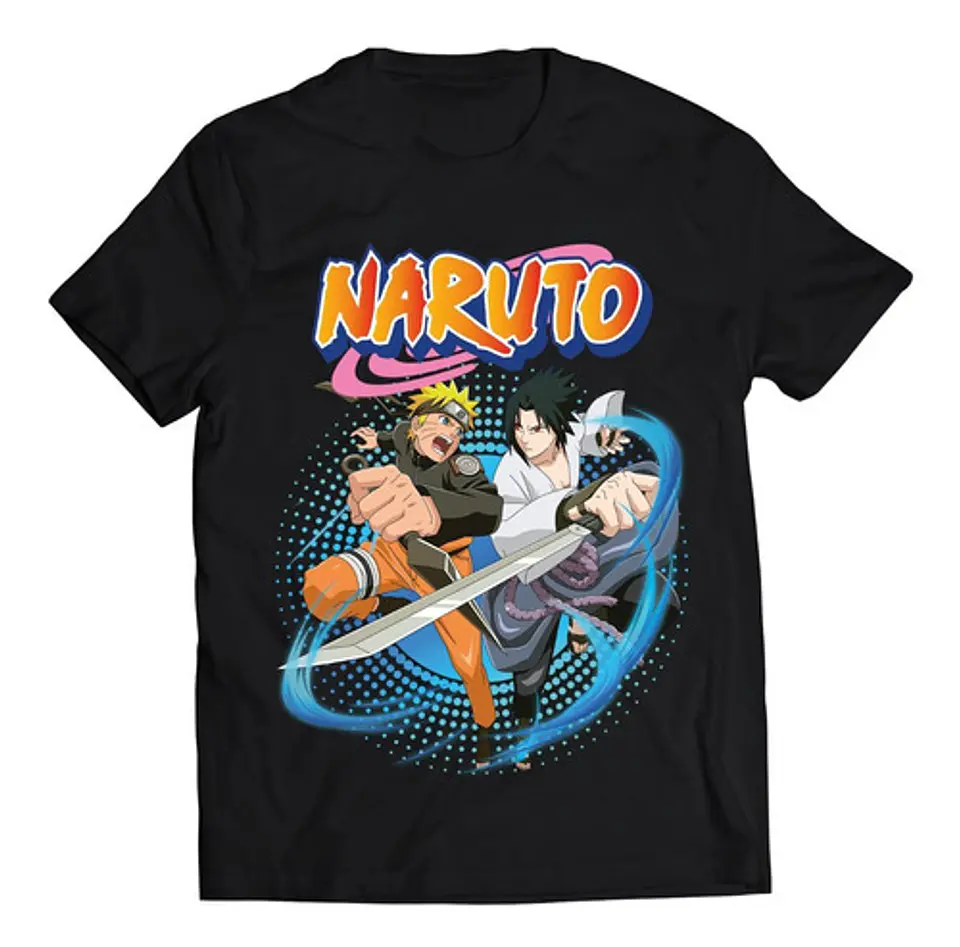 Polera Naruto Amigos Y Rivales | Anime Japonés 1