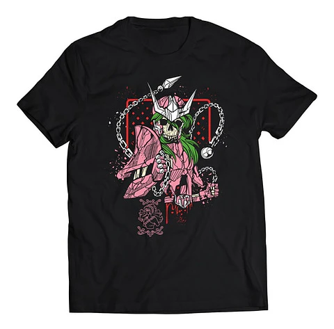 Polera Saint Seiya Andromeda Skeleton | Anime Japonés