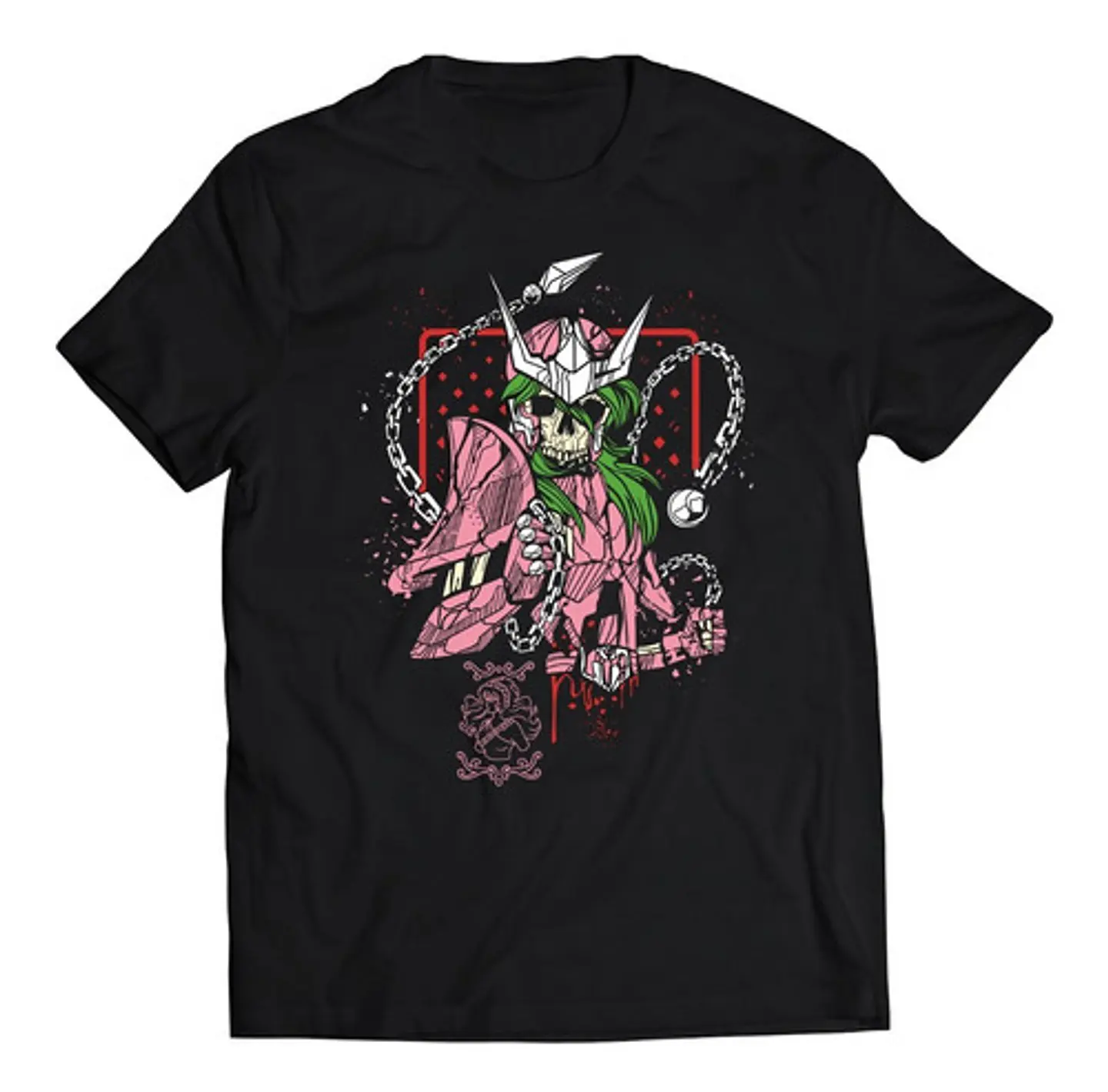 Polera Saint Seiya Andromeda Skeleton | Anime Japonés 1