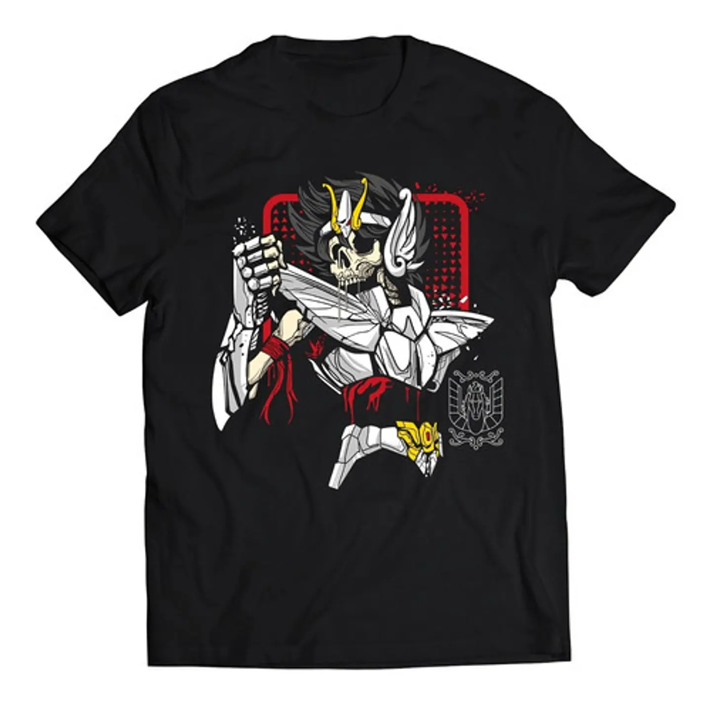 Polera Saint Seiya Seiya Skeleton | Anime Japonés 1