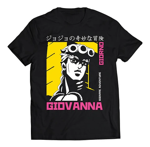 Polera Jojo's Bizarre Adventure Giorno | Anime Japonés