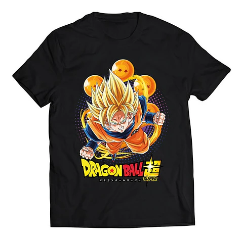 Polera Dragon Ball Goku Esfreras Del Dragon | Anime Japonés