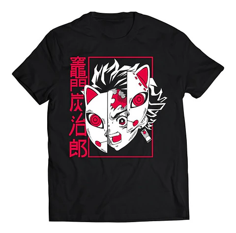 Polera Demon Slayer Mask | Anime Japonés