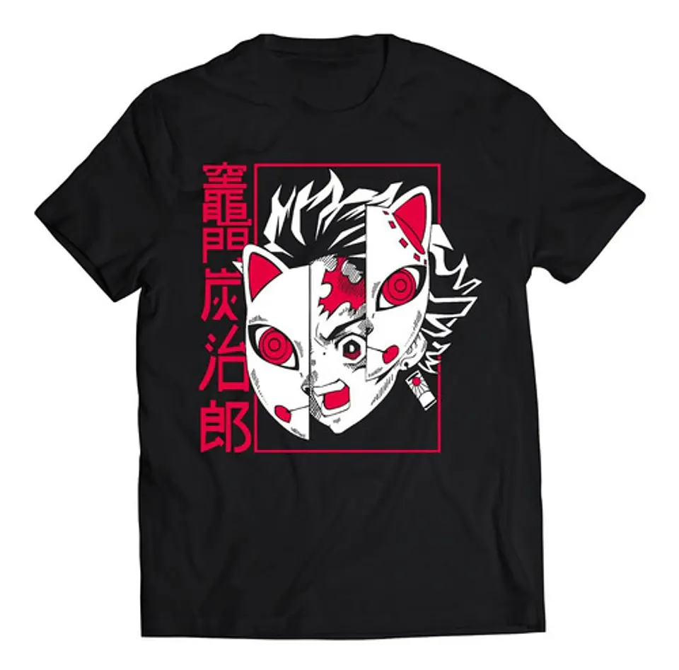 Polera Demon Slayer Mask | Anime Japonés 1