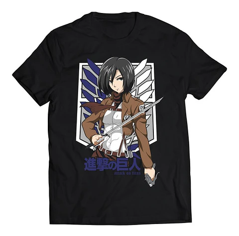 Polera Shingeki No Kyojin Mikasa | Anime Japonés