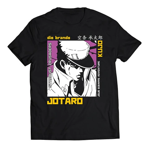 Polera Jojo's Bizarre Adventure Jotaro | Anime Japonés
