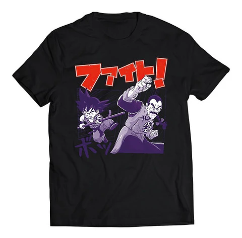 Polera Dragon Ball Goku Vs Tao Pai Pai | Anime Japonés
